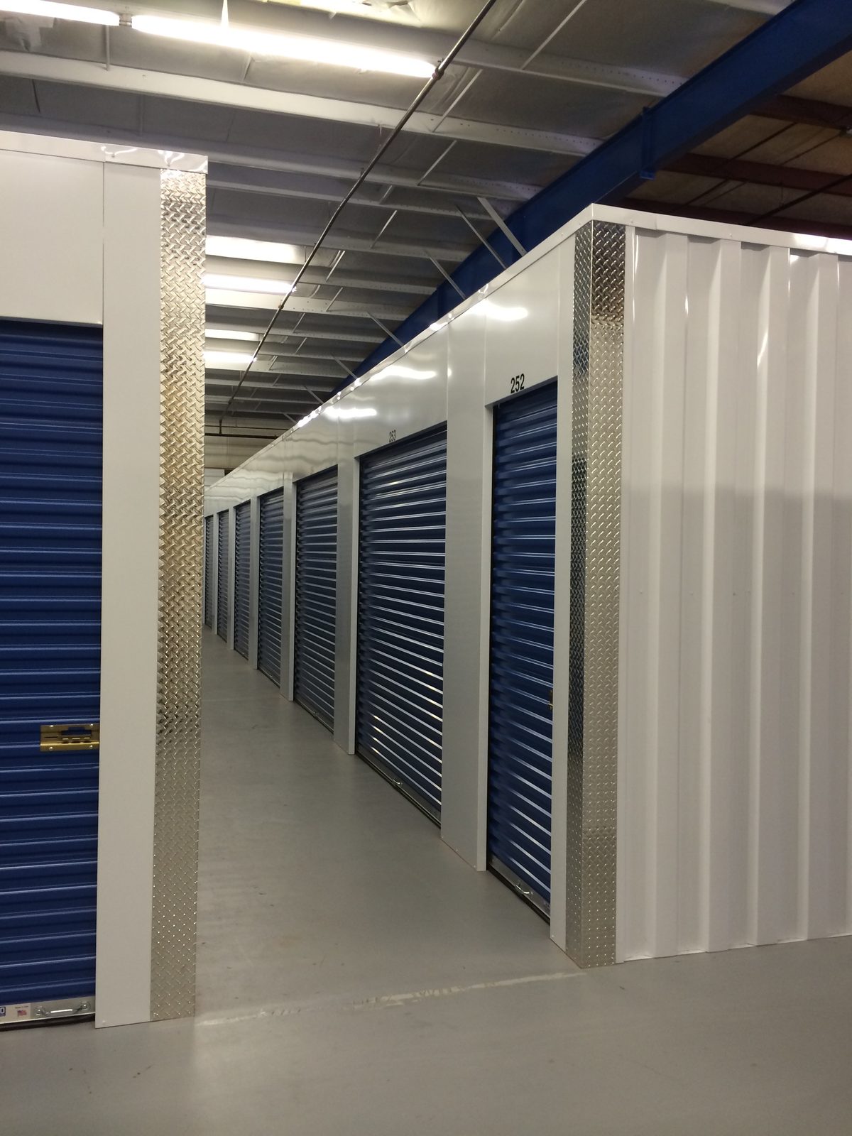 Climate-controlled storage units at Citywide facility in Monroe NC
